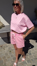 BREEZY DOTS top pink