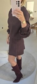 FENNA knit set chocolat