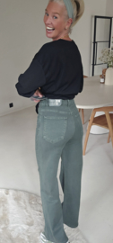 NATALIA wide leg jeans khaki