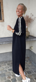 TILLY maxi sweatshirt dress black