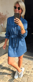 ROMY cotton jeans shirt dress