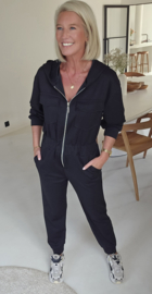 ANA sweatshirt jumpsuit black