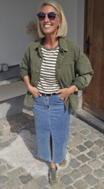 THE PERFECT JEANS jacket khaki