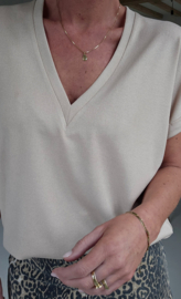 INA viscose tee beige
