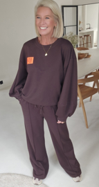 PERFECT sweatshirt chocolat