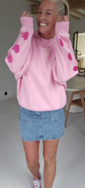 VALENTINE sweatshirt soft pink