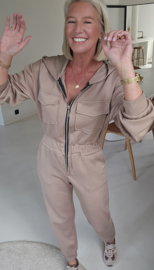 ANA sweatshirt jumpsuit taupe