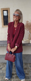 CLASSY blazer burgundy