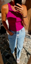 BASIC cotton top aubergine