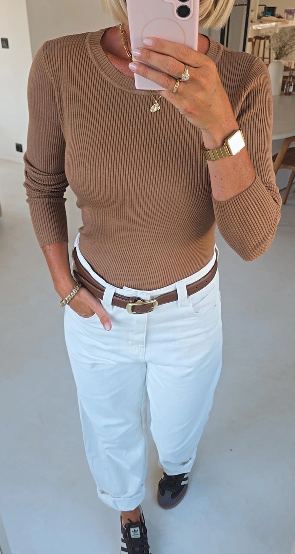 MILIA basic knit camel