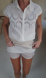 ANNIKA skort soft mêlee beige