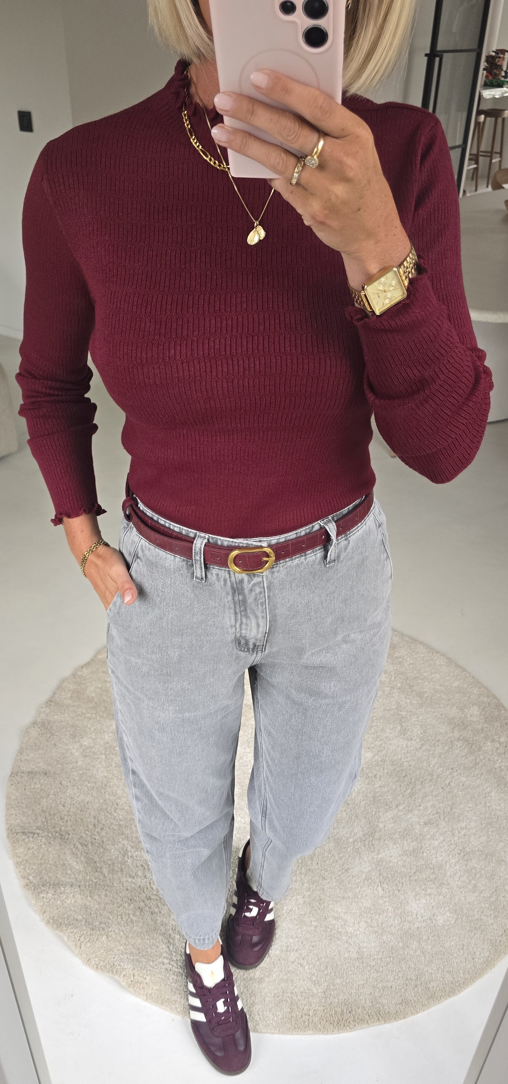 SOFTIE softest longsleeve burgundy