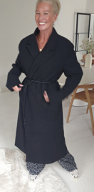 CARA maxi coat black