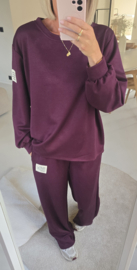 ANDIE jogger set burgundy