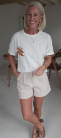 ANNAH tailored shorts soft beige