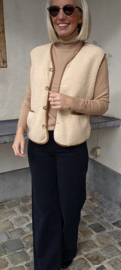 BASIC viscose turtleneck knit camel