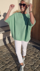 CLOUD soft oversized knit pastel mint