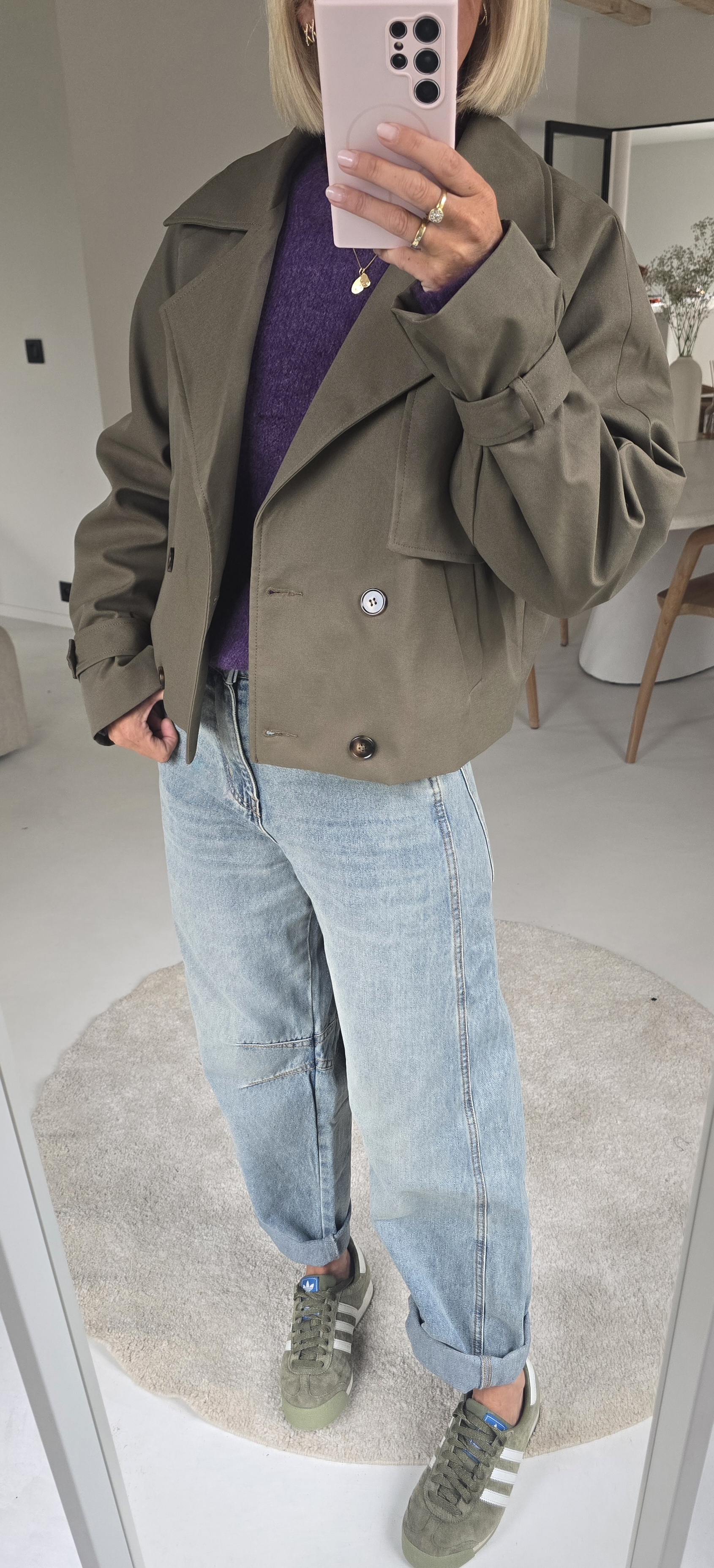 NINNE short trench khaki