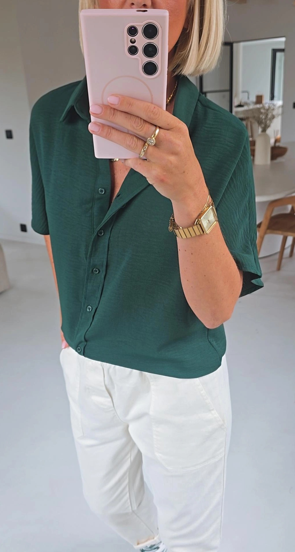 MIA short-sleeved shirt forest green