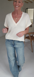 INA viscose tee cream