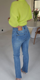 COOPER straight jeans midi blue