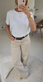 TILIE wide leg jeans beige tall line