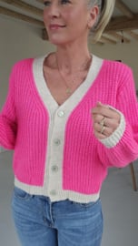 BESS cardigan candy pink
