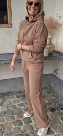 LOENA jogger set taupe