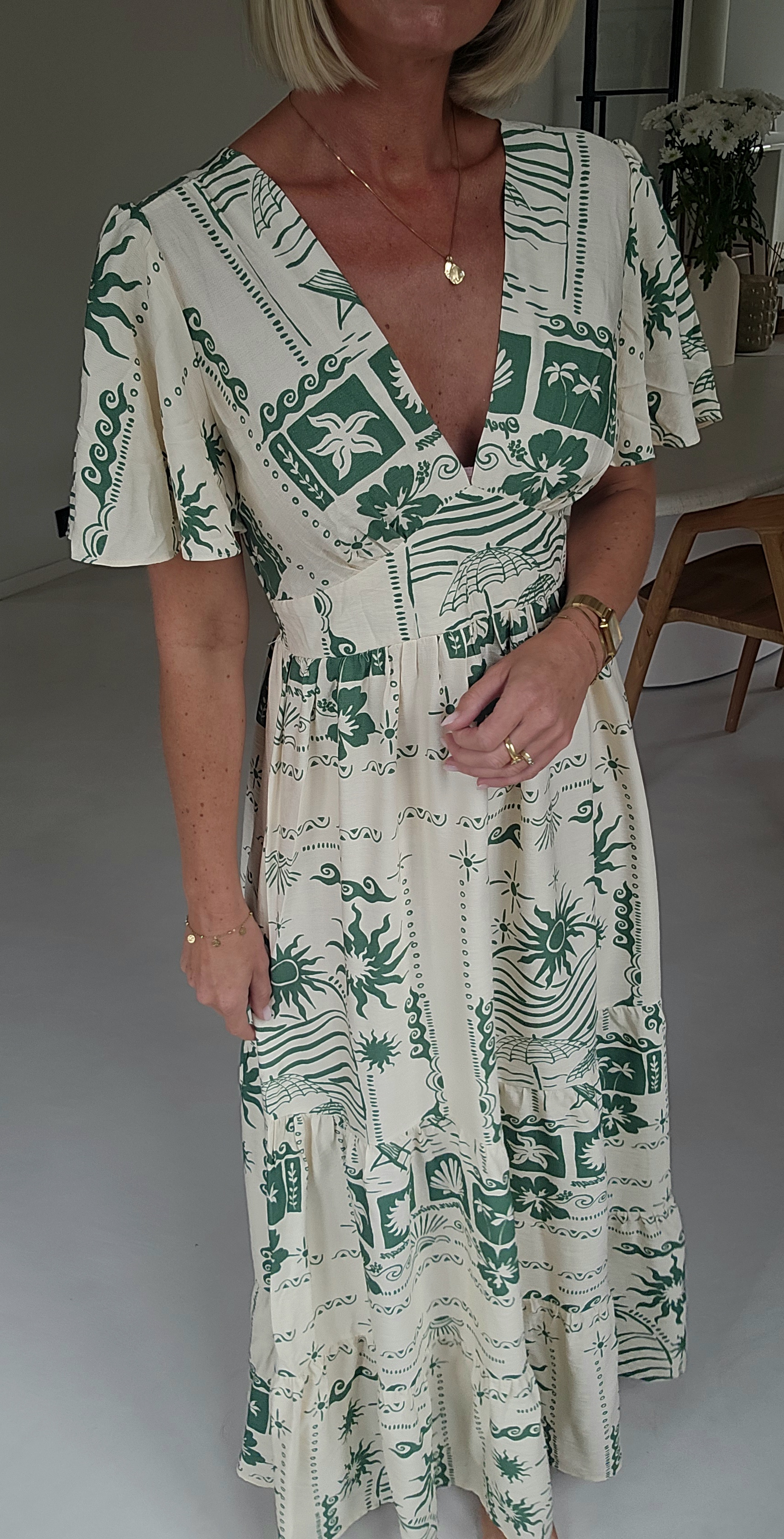 SUNNIE maxi viscose dress
