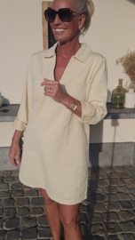 THE PERFECT JEANS 2 longsleeve dress beige