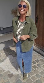 THE PERFECT JEANS jacket khaki