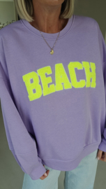 BEACH sweatshirt lilac