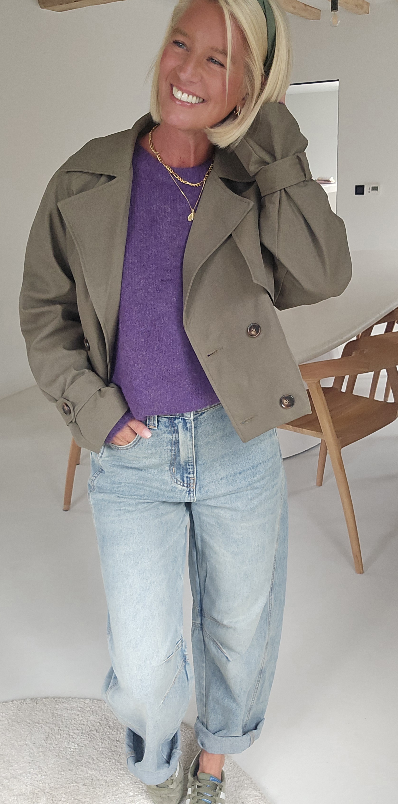 BEZIERS soft knit violet