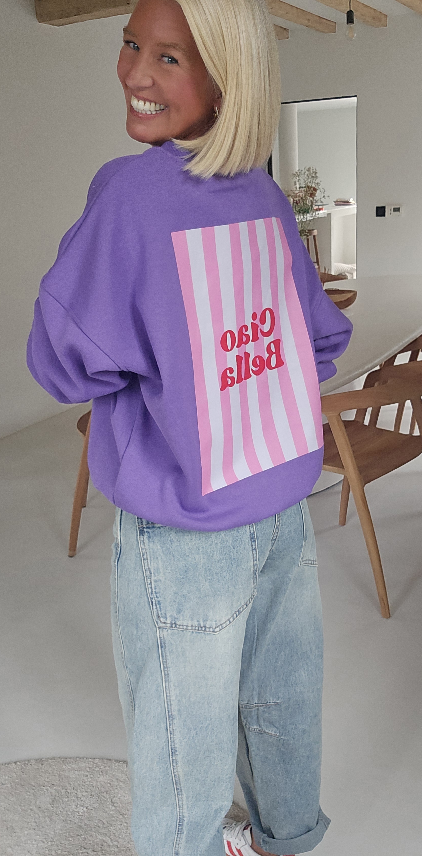CIAO BELLA sweatshirt violet