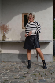 LIDY pu skirt black