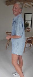 JULIET jeans flower playsuit
