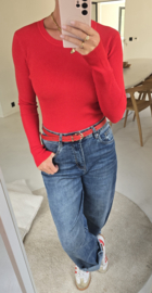 MILIA basic knit red