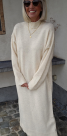 CARLA maxi knit dress soft beige tall line