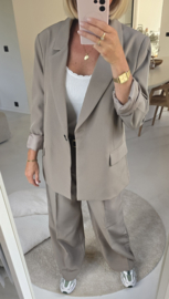BILLIE-JEAN suit pants soft khaki