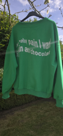 PAIN AU CHOCOLAT sweatshirt green