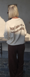 PAIN AU CHOCOLAT sweatshirt vanilla - choco