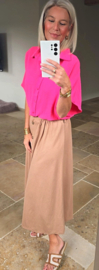 MIA short-sleeved shirt fuschia