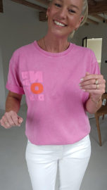 NO BAD DAYS T-shirt pink