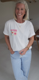 DIRTY MARTINI cotton T-shirt white