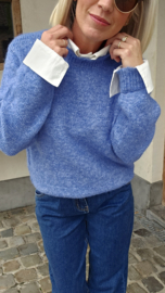 SILA shirt knit blue