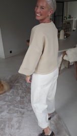 CLOUDY COURT sweatshirt beige