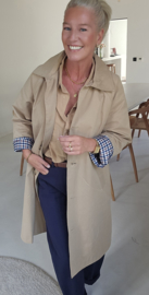 CATO maxi trench coat beige