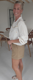 ANNAH tailored shorts camel