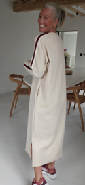 TILLY maxi sweatshirt dress beige
