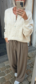 RUBY loose pants taupe